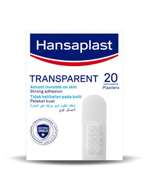 HANSAPLAST TRANSPARENT WOUND PLASTER 20's