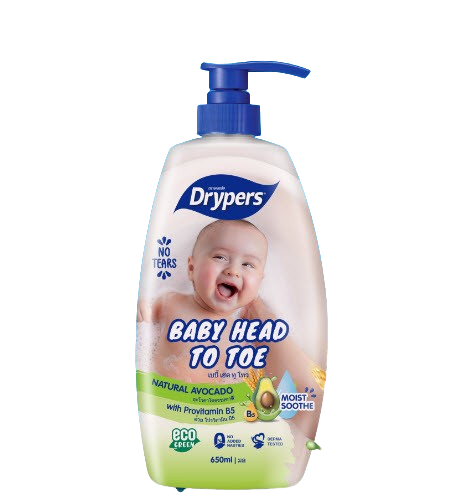 DRYPERS BABY HEAD TO TOE 650ML
