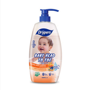 DRYPERS BABY HEAD TO TOE 650ML
