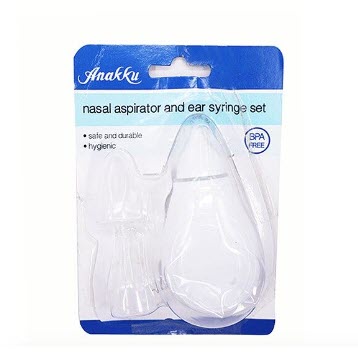 164-017 ANAKKU NASAL ASPRIRATOR & EAR SYRINGE SET