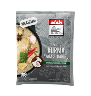 ADABI SERBUK KURMA AYAM & DAGING
