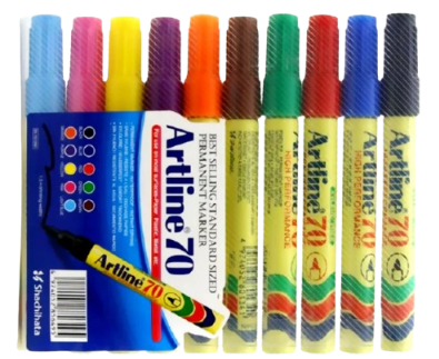 ARTLINE PERMANENT MARKER SET 10C