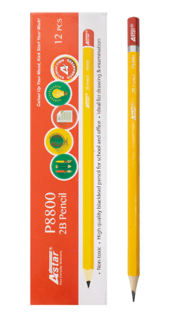 ASTAR 2B PENCILS 12'S