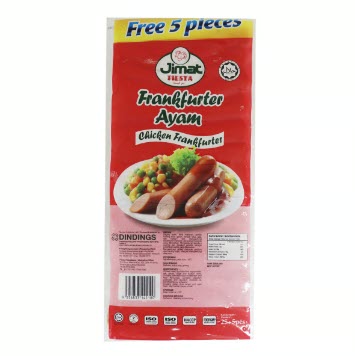 JIMAT FRANKFURTER AYAM-25'S+ FREE 5'S