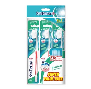 SYSTEMA FULL HEAD 0.02MM VALUE PACK