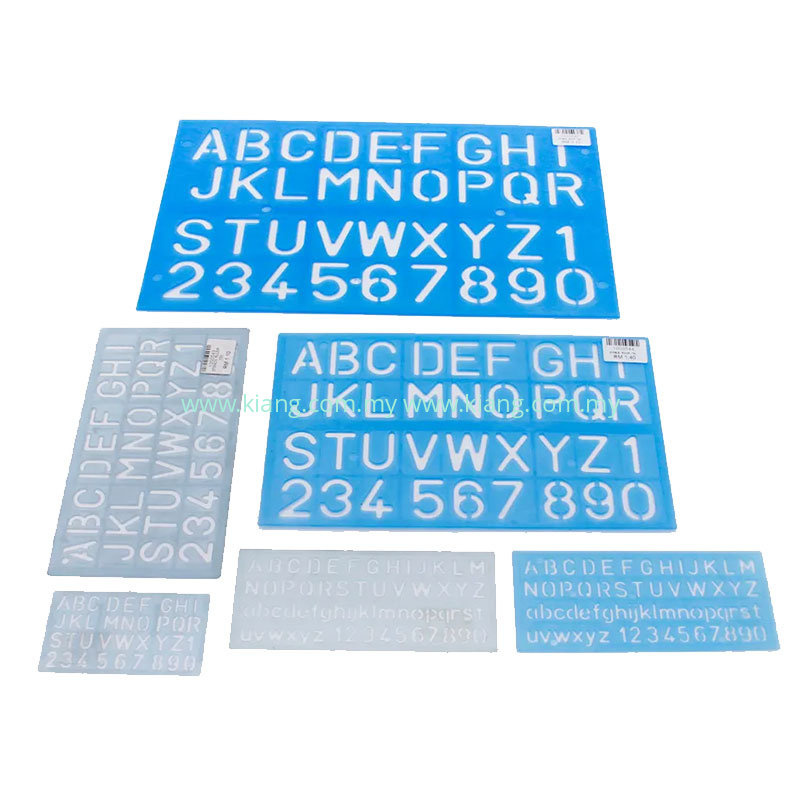 ABC STENCIL RULER