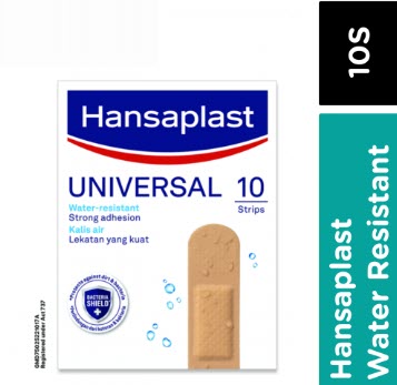 HANSAPLAST WOUND PLASTER 10'S