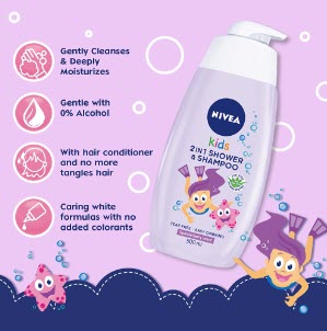NIVEA 3IN1 SHOWER & SHAMPOO 500ML