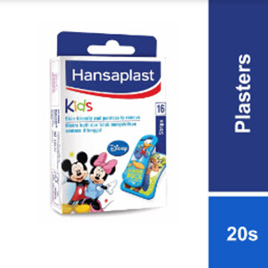 HANSAPLAST DISNEY WOUND PLASTER 20'S