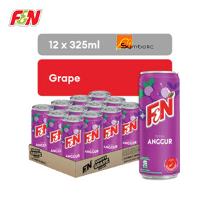 F&N GRAPE CAN DRINK 325MLX12'S