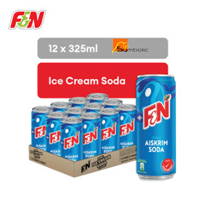 F&N ICE CREAM SODA CAN DRINK 325MLX12'S