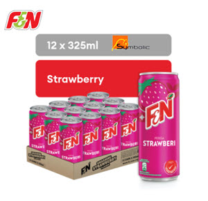 F&N STRAWBERRY CAN DRINK 325MLX12'S