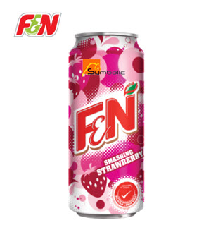 F&N STRAWBERRY CAN DRINK 325ML