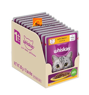 WHISKAS POUCH OCEAN FISH 14'SX80G