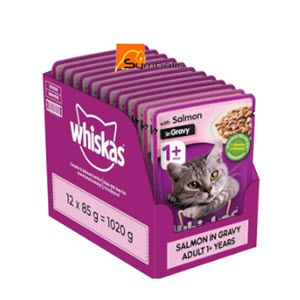 WHISKAS POUCH MACKEREL FISH 14'SX80G
