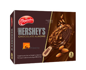 HERSHEYS CHOCOLATE ALMOND 64GX3PCS