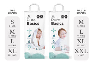 APPLECRUMBY PUREBASICS PULL UP DIAPER