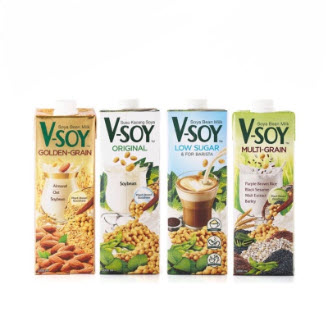 V-SOY SOYA BEAN MILK 1L