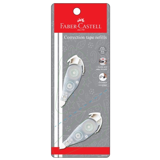 [1008001-79-FC-001] FABER CASTELL CORRECTION TAPE REFILLS RM7.90