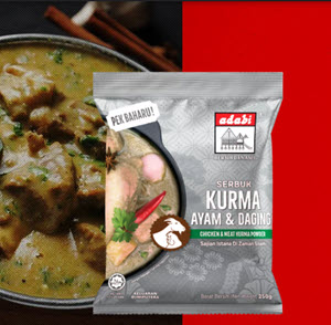 ADABI SERBUK KURMA AYAM & DAGING
