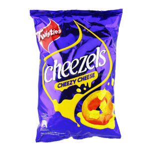 [3001002-CHEZL-001-001] CHEEZELS CHEESE TWISTIES-165G
