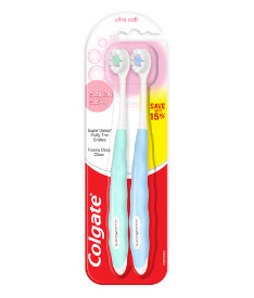 [8201008-TW-CLGT] COLGATE CUSHION CLEAN TWIN BRUSH