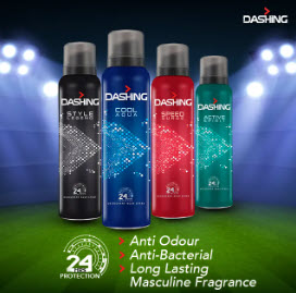 DASHING DEODORANT SPRAY 125ML