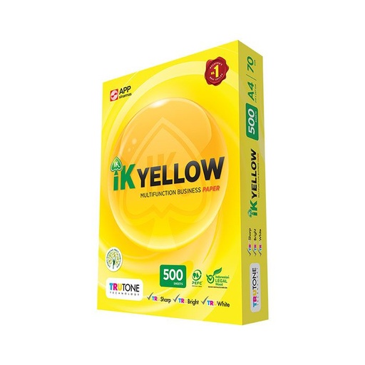 A4 IK YELLOW PAPER