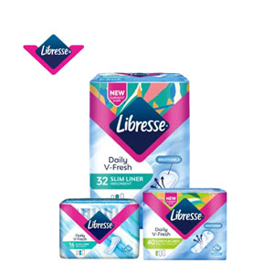 LIBRESSE LINER DAILY V-FRESH