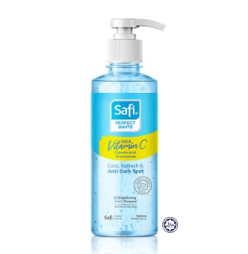 [8901003-SF] SAFI PERFECT WHITE 2IN1 FACE CLEANSER-160ML
