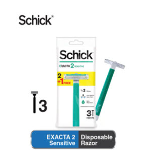 SCHICK EXACTA 2 SENSITIVE PROMO PACK