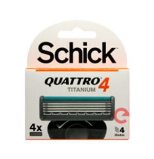 [8703004-SCHK] SCHICK Q4 TITANIUM 4'S