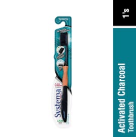 [8201007-SYTM] SYSTEMA ACTIVE CHARCOAL 0.02MM TOOTHBRUSH