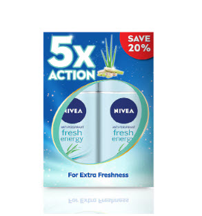 [8405006-NVA-TW-001] FRESH ENERGY NIVEA ROLL-ON 2X50ML