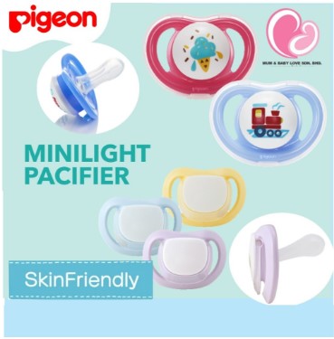 [5801001-PGEN-189-001] 0-3M NB PIGEON SKIN FRIENDLY PACIFIER