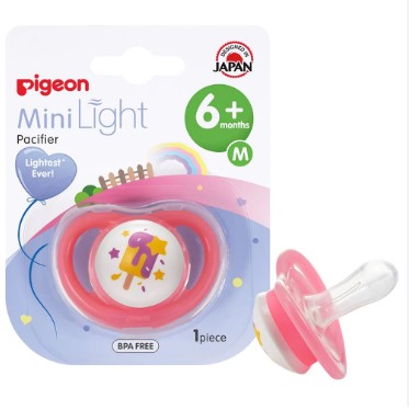 6+M PIGEON MINI LIGHT PACIFIER