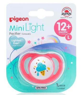 12+ L PIGEON MINI LIGHT PACIFIER