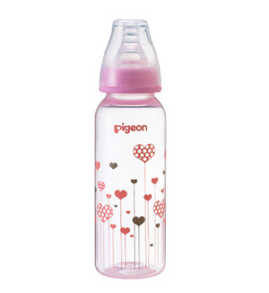 [5903001-PGEN-359-001] 4+ PP HEART PIGEON FLEXIBLE 240ML