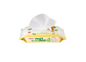[6501003-PGEN] PIGEON HAND & MOUTH WET TISSUES 3X20'S