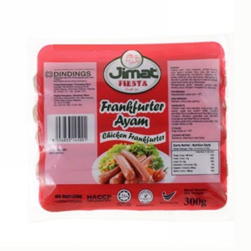 [3803001-JMAT] DINDING JIMAT CHICKEN FRANKS 270G