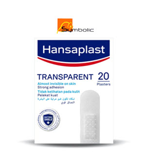 [7816002-HSPLT] HANSAPLAST TRANSPARENT WOUND PLASTER 20's