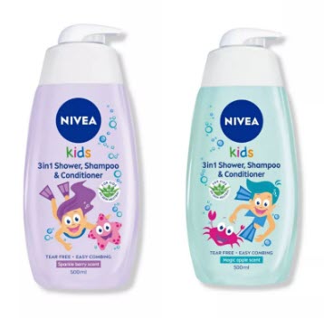 NIVEA 3IN1 SHOWER & SHAMPOO 500ML