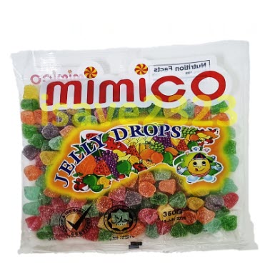 [3110001-MCWS] MIMICO JELLY DROPS 350G