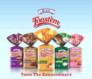 GARDENIA TOASTEM BREADS 340G