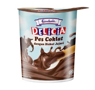 [3401001-DELC] DELICIA BISKUT COKLAT JEJARI 40G