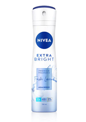 [8404003-NVA-TW-001] AQUA BREEZE NIVEA EXTRA BRIGHT DEO SPRAY 150ML