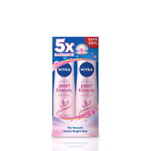 [8404008-NVA-TW] PEARL & AVOCADO PEARL & BEAUTY DEO SPRAY 2X150ML