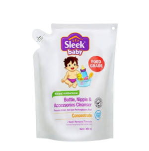 [6603001-SLEEK] SLEEK BABY BOTTLE CLEANSER POUCH 450ML