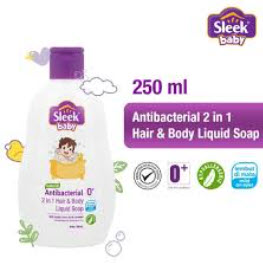 [6703001-SLEEK] SLEEK BABY 2IN1 HAIR & BODY BATH 250ML