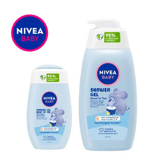 NIVEA HEAD TO TOE BABY SHOWER GEL